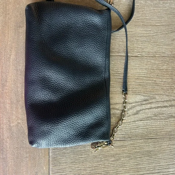 Tory Burch Black leather and Gold Crossbody Bag with Chain Strap - Picture 8 of 8